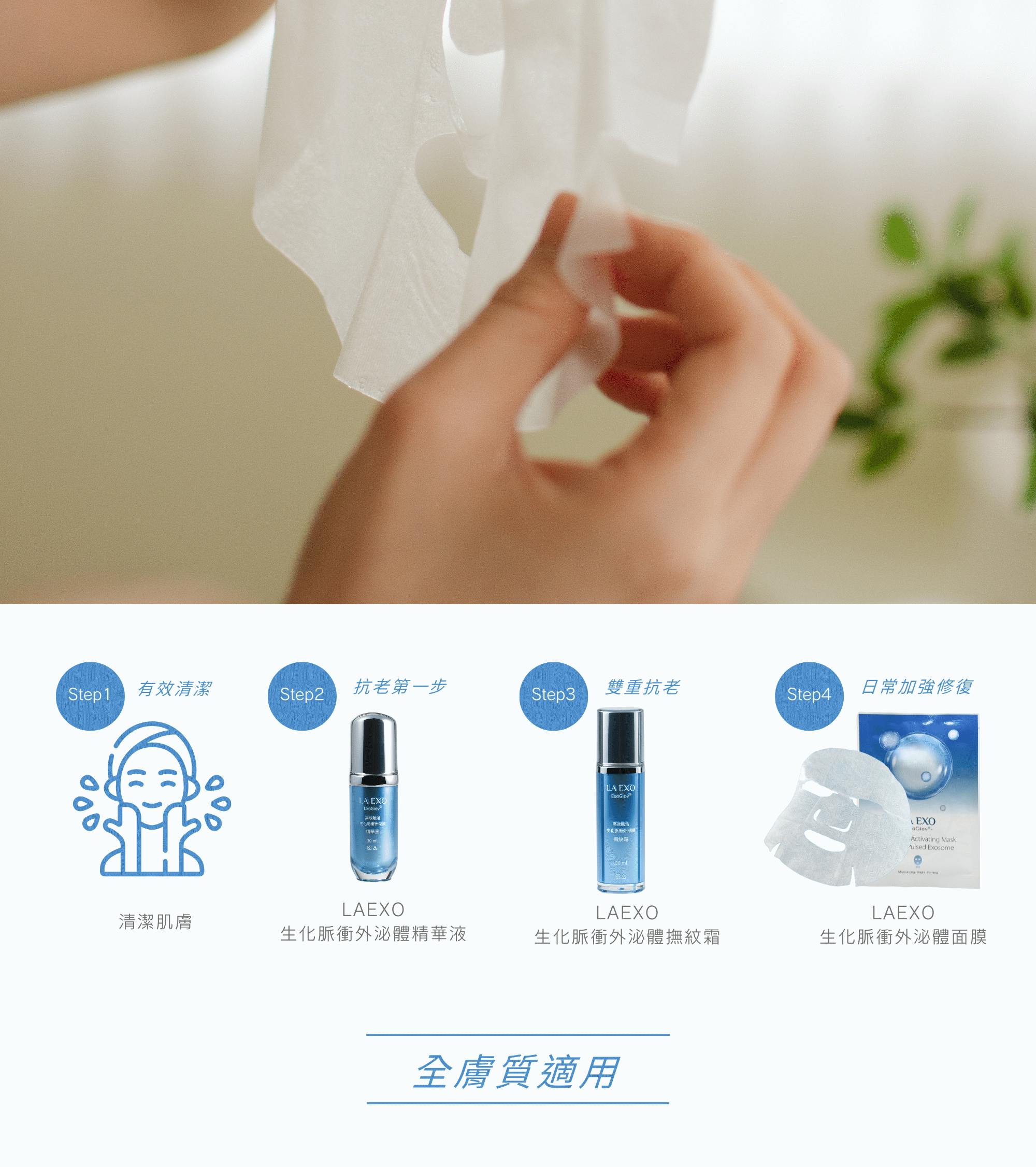 LA EXO 高效賦活生化脈衝外泌體面膜